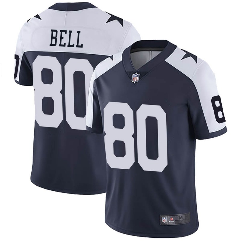 2020 Nike NFL Men Dallas Cowboys 80 Blake Bell Navy Limited Alternate Vapor Untouchable Jersey
